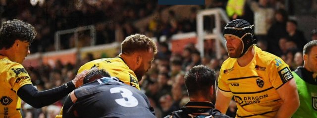 Ospreys edge Dragons in ten-try derby thriller