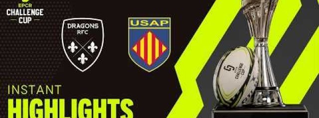 Dragons RFC v USAP | EPCR Challenge Cup Instant Highlights