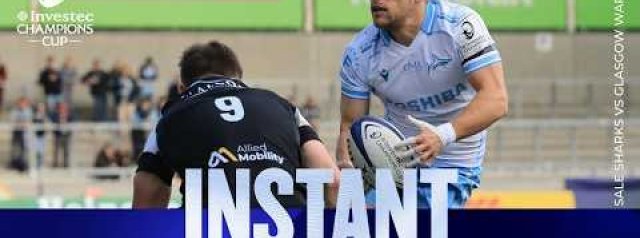 Sale Sharks v Glasgow Warriors | Investec Champions Cup Instant Highlights