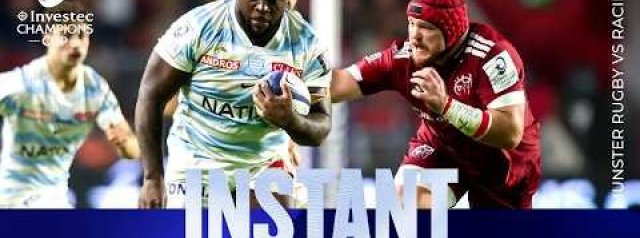 Munster v Racing 92 | Investec Champions Cup Instant Highlights