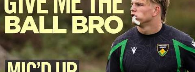 I Got Mic'd Up At Training | Henry Pollock Vlog | Northampton Saints